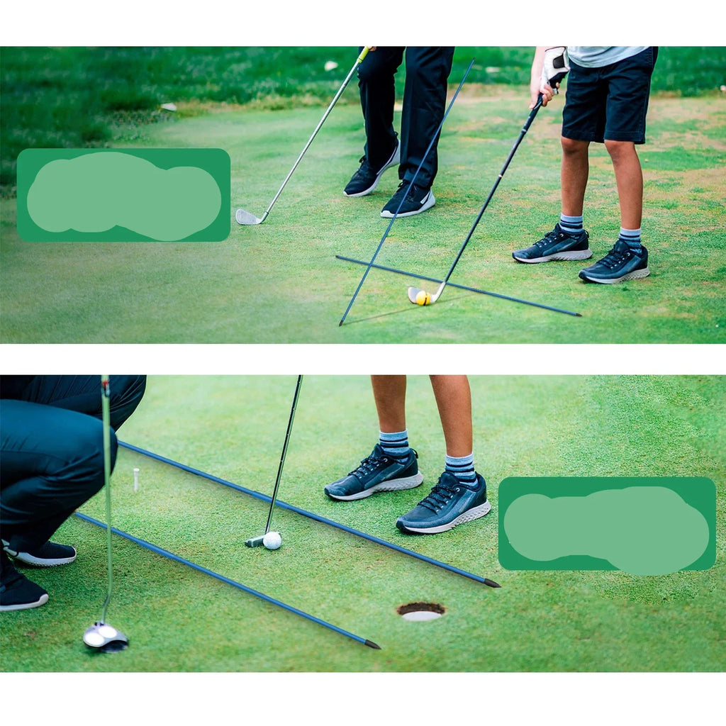 Collapsible Golf Training Rods (w/ Case)